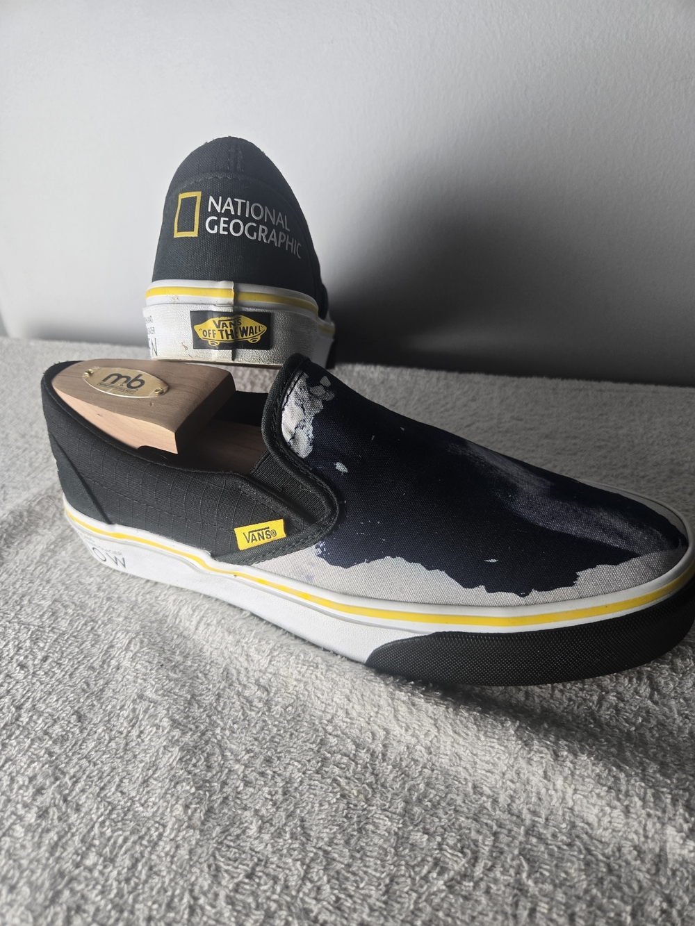 Vans x National Geographic Classic Slip-On Then Now Glacier Sneakers